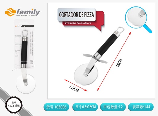 [103005] Cortador de pizza 18*6.5 cm - Utensilios de cocina