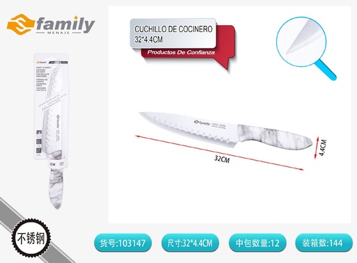 [103147] Cuchillo de cocinero 32cm - Herramienta de cocina