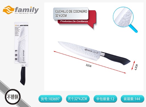 [103697] Cuchillo de cocinero 32.5cm de acero inoxidable para cocina