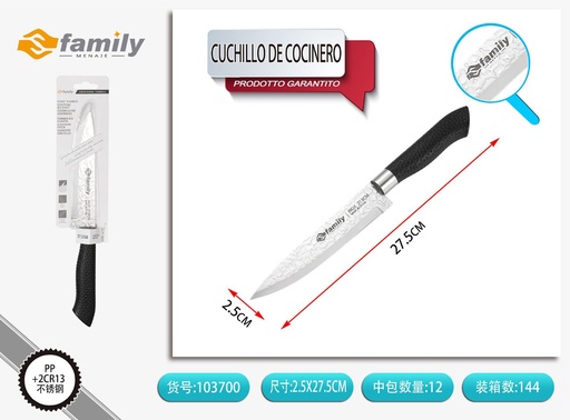 [103700] Cuchillo de cocinero 27.6cm - Utensilios de cocina