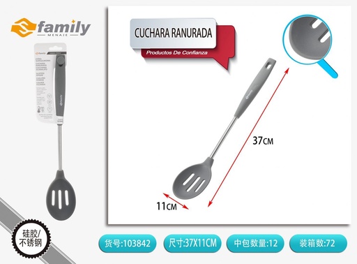 [103842] Cuchara ranurada 37*11cm - Utensilios de cocina