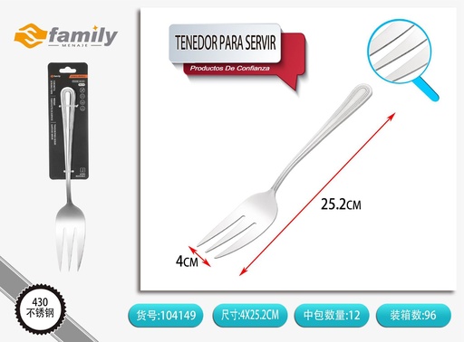 [104149] Tenedor para servir con bolitas 1PC - Utensilios de cocina