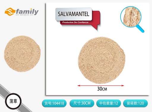 [104418] Salvamantel 30 cm - Accesorios para mesa