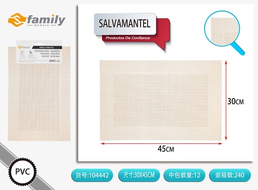 [104442] Salvamanteles europeo 30x45 cm - Manteles de mesa decorativos