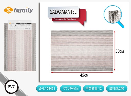 [104451] Salvamantel estándar 30x45cm para mesa