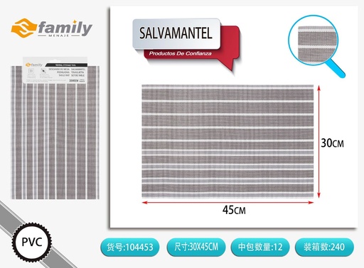 [104453] Salvamantel europeo 30x45cm para mesa