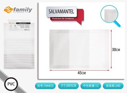 [104455] Salvamanteles europeo 30x45 cm - Manteles de mesa decorativos