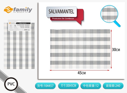 [104457] Salvamanteles europeo 30x45 cm - Manteles de mesa decorativos