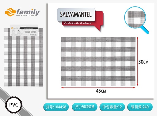 [104458] Salvamanteles europeo 30x45 cm - Manteles de mesa decorativos