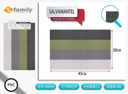 [104459] Salvamanteles europeo 30x45 cm - Manteles de mesa decorativos