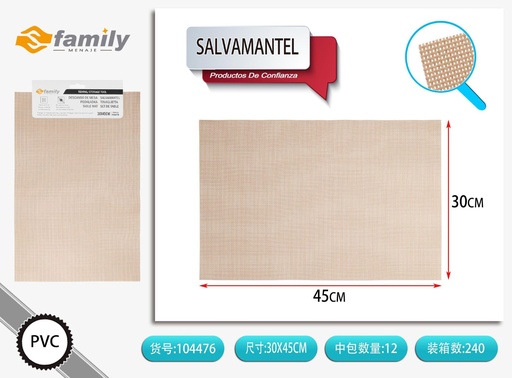 [104476] Salvamanteles europeo 30x45 cm - Manteles de mesa decorativos