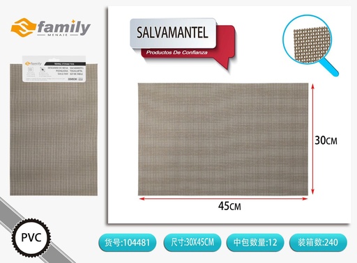 [104481] Salvamanteles europeo 30x45 cm - Manteles de mesa decorativos