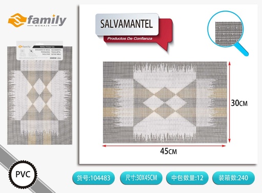 [104483] Salvamanteles europeo 30x45 cm - Manteles de mesa decorativos