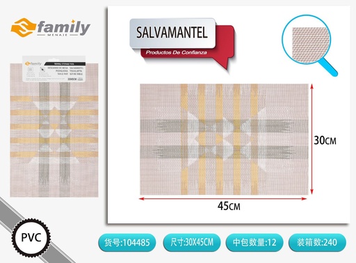 [104485] Salvamanteles europeo 30x45 cm - Manteles de mesa decorativos