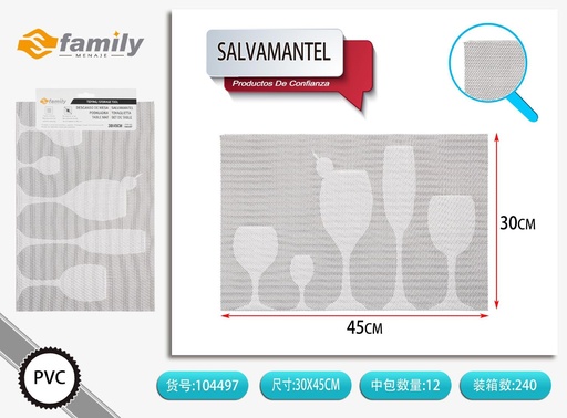 [104497] Salvamanteles europeo 30x45 cm - Manteles de mesa decorativos