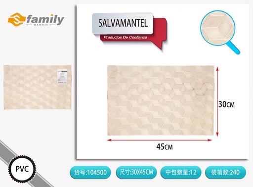 [104500] Salvamanteles 30*45cm - Cerámica para el hogar