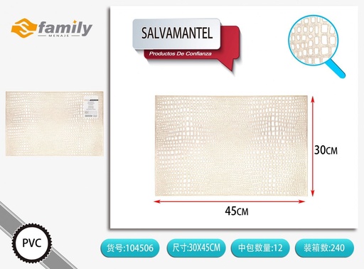 [104506] Salvamanteles 30*45cm - Cerámica para el hogar