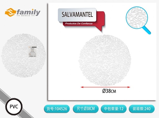 [104526] Salvamantel redondo 38cm