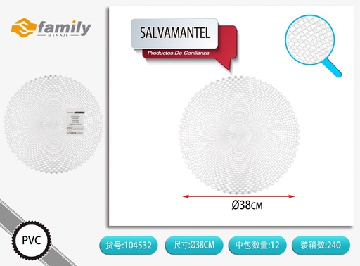 [104532] Salvamantel redondo 38cm