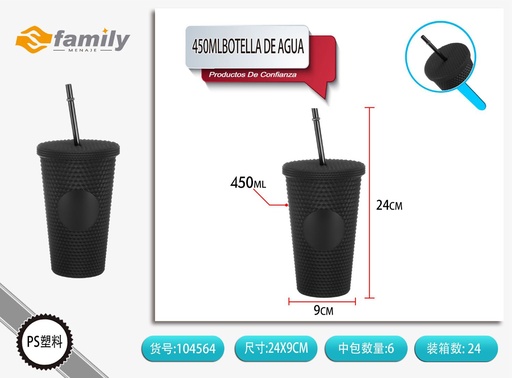 [104564] Botella de agua 450 ml con diseño de durian - Utensilios