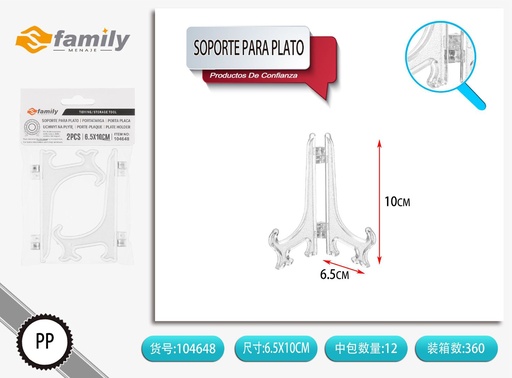 [104648] Soporte para plato de 4 pulgadas