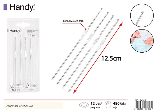 [130136] Agujas de ganchillo 4PCS - Artículos de costura y manualidades