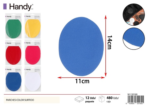 [130180] Parches surtidos en colores brillantes - Accesorios de costura