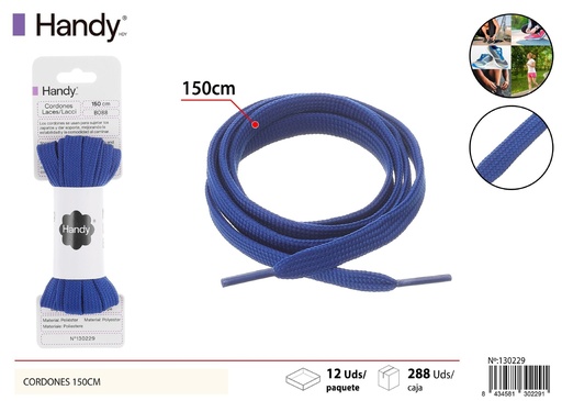 [130229] Cordones 150cm (color sólido) 4# - Accesorios de calzado