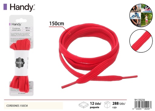 [130256] Cordones 150cm (color sólido) 12# - Accesorios de calzado