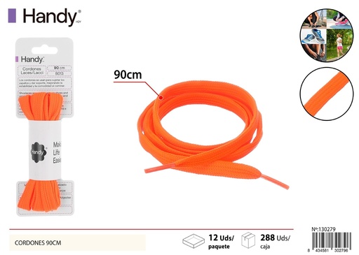 [130279] Cordones planos color 90 cm 2 B053 - Accesorios de calzado