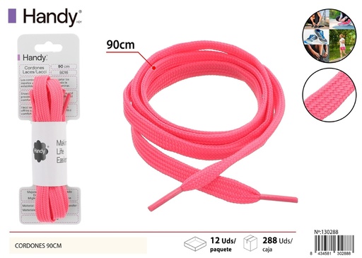 [130288] Cordones planos color 90 cm 2 B066 - Accesorios de calzado