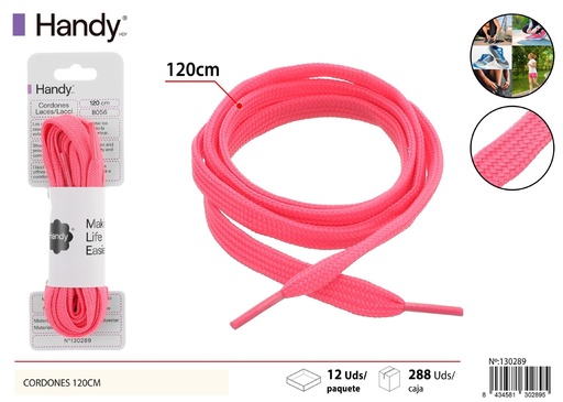 [130289] Cordones planos color 120 cm 2 B067 - Accesorios de calzado