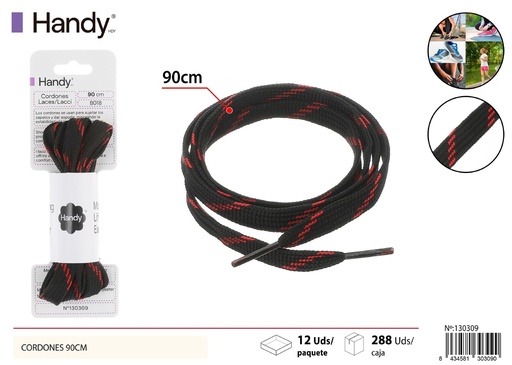 [130309] Cordones planos color 90 cm 2 B086 - Accesorios de calzado