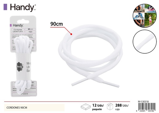 [130318] Cordones redondos color 90 cm Y011 - Accesorios de calzado