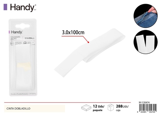 [130474] Cinta de doblez de 3.0 cm*1m - Artículos de costura
