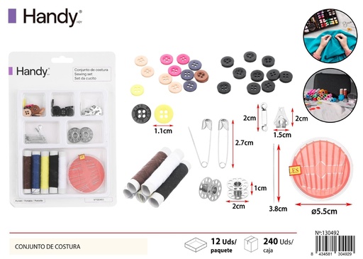[130492] Set de costura de 6 piezas - Artículos de costura
