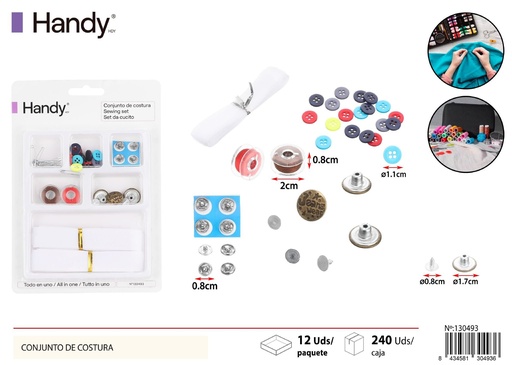 [130493] Conjunto de costura de 6 compartimentos - Accesorios de costura