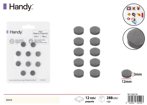 [130519] Hebilla blanca 2.5*3 pcs - Accesorios de costura