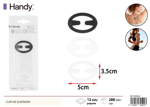 [130522] Cierre de sujetador en forma redonda 3PCS - Accesorios para ropa