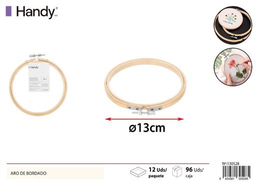 [130528] Aro de bordado 13cm para costura y manualidades