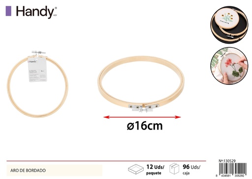 [130529] Aro de bordado 16CM - Accesorios de costura