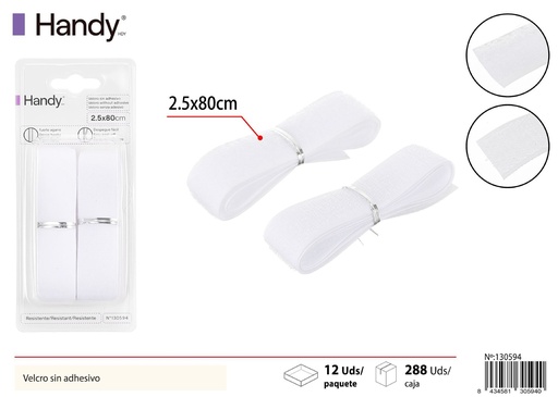 [130594]  Cinta autoadhesiva blanca 80 cm - Accesorios de lencería