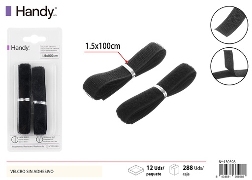 [130598] Cinta autoadhesiva negra 1.5cm*1m - Accesorios de lencería