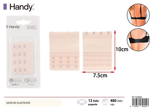 [130605] Gancho sujetador beige 4 filas - Accesorios de lencería