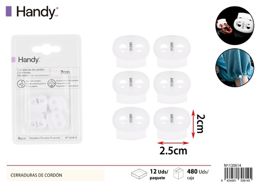 [130614] Gancho número 7 para costura 8PCS - Botones y accesorios de costura