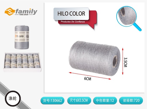 [130662] Hilo de color en caja decorativa - Set de hilos