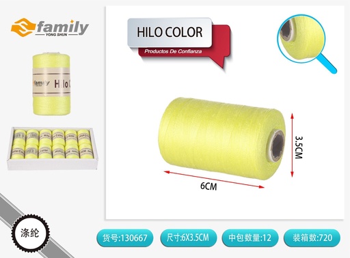 [130667] Hilo de color en caja decorativa - Set de hilos