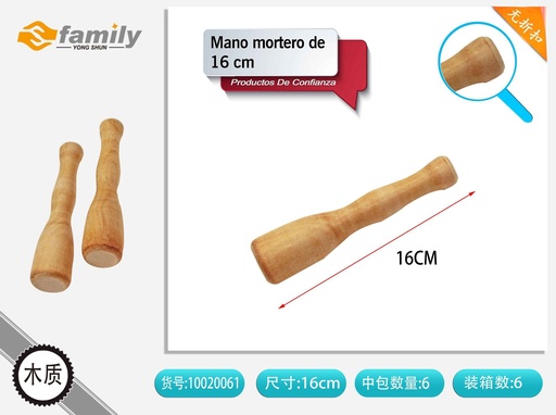 [10020061] Mano mortero de 16 cm - Herramienta de cocina