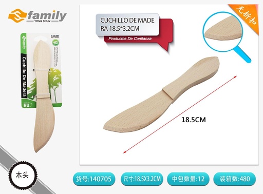 [140705] Cuchillo pequeño de madera 18.5*3.2 cm - Accesorios de madera