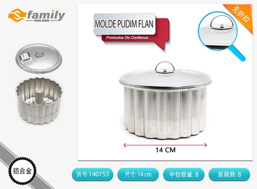 [140753] Molde para pudim flan 14cm